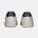 Scarpa stringata in Pelle Vegana Bianco E Blu