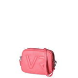 Borsa a Tracolla in Dollaro Leather Fucsia