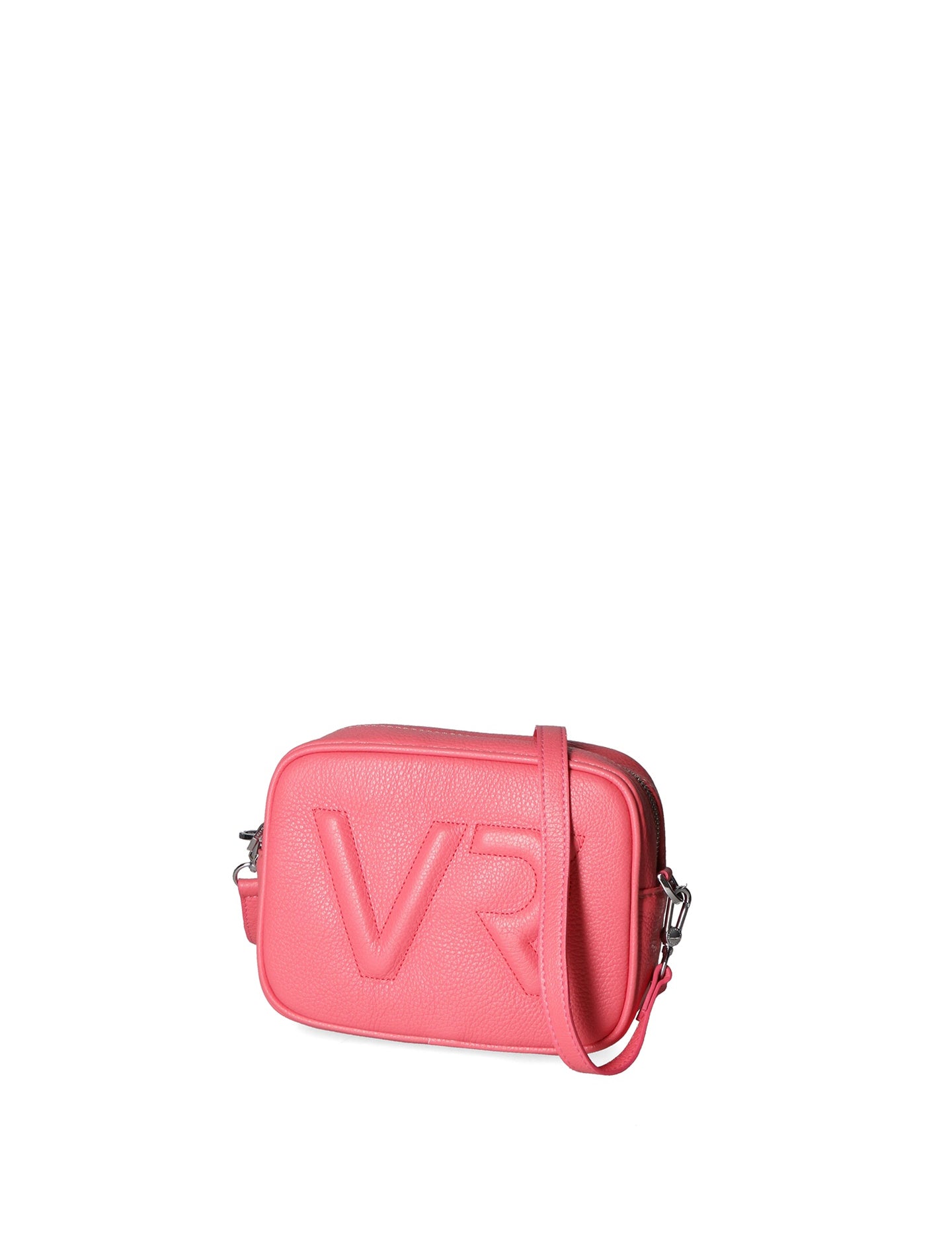 Borsa a Tracolla in Dollaro Leather Fucsia