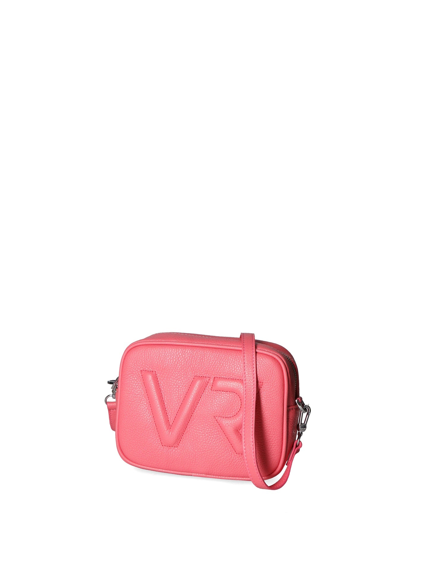Borsa a Tracolla in Dollaro Leather Fucsia