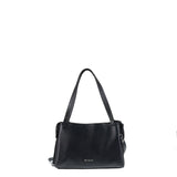 Borsa a Tracolla in Vera Pelle Nero Pierre Cardin