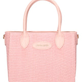 Borsa a Mano in Pelle Vegana Rosa Pierre Cardin