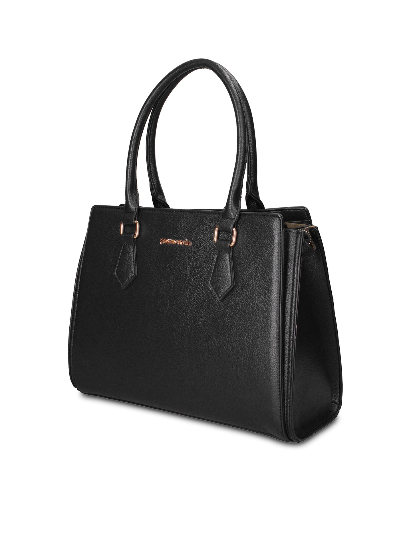 Borsa a Mano in Pelle Vegana Nero Pierre Cardin