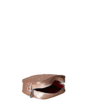 Borsa a Tracolla in Genuine Printed Suede Leather Rosa