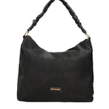 Borsa a Spalla in Polyester Nero Pierre Cardin