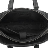 Borsa a Mano in Vera Pelle Nero