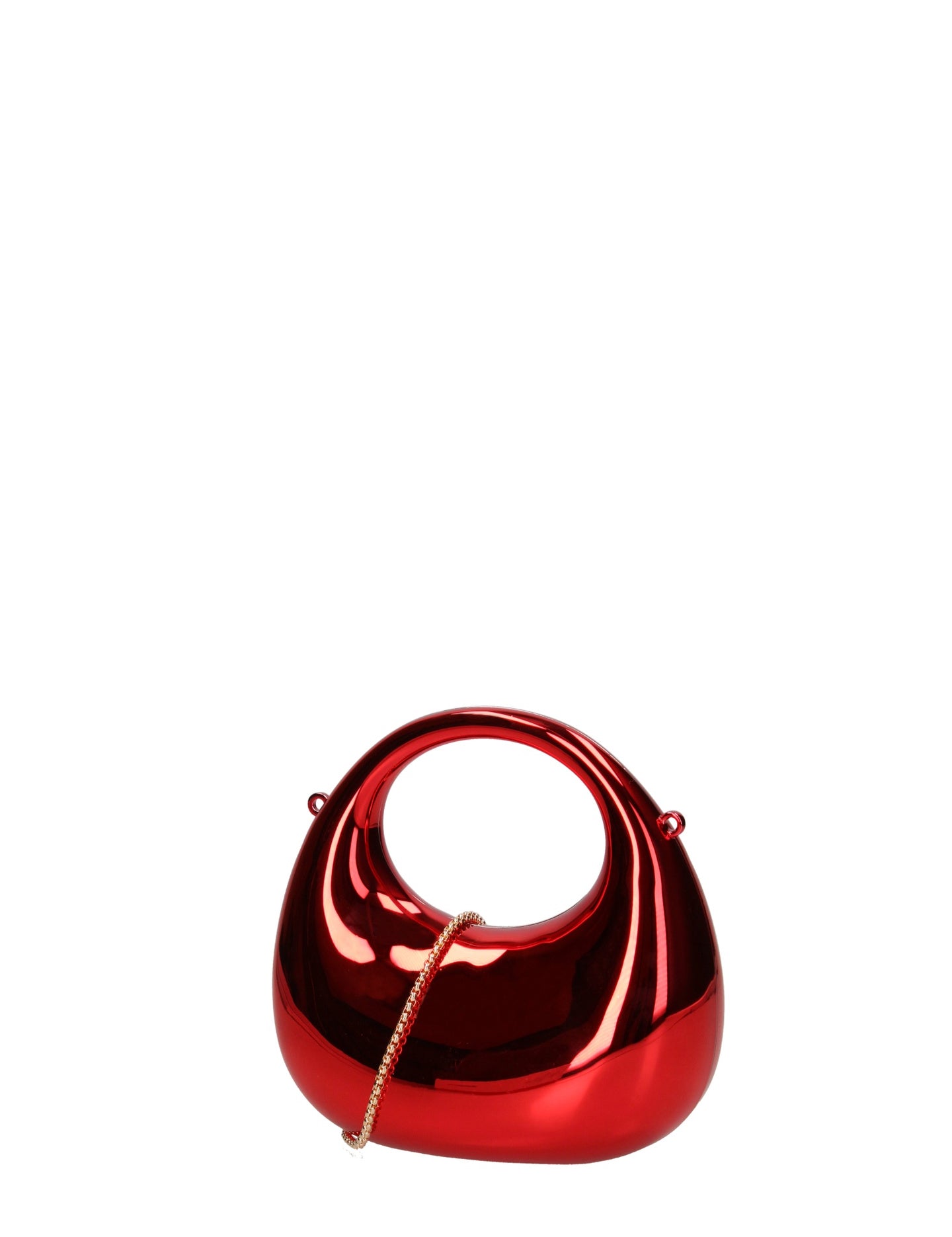 Opale Borsa a Tracolla in Pvc Rosso