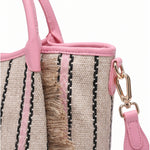 Borsa Shopper in Cotone Rosa
