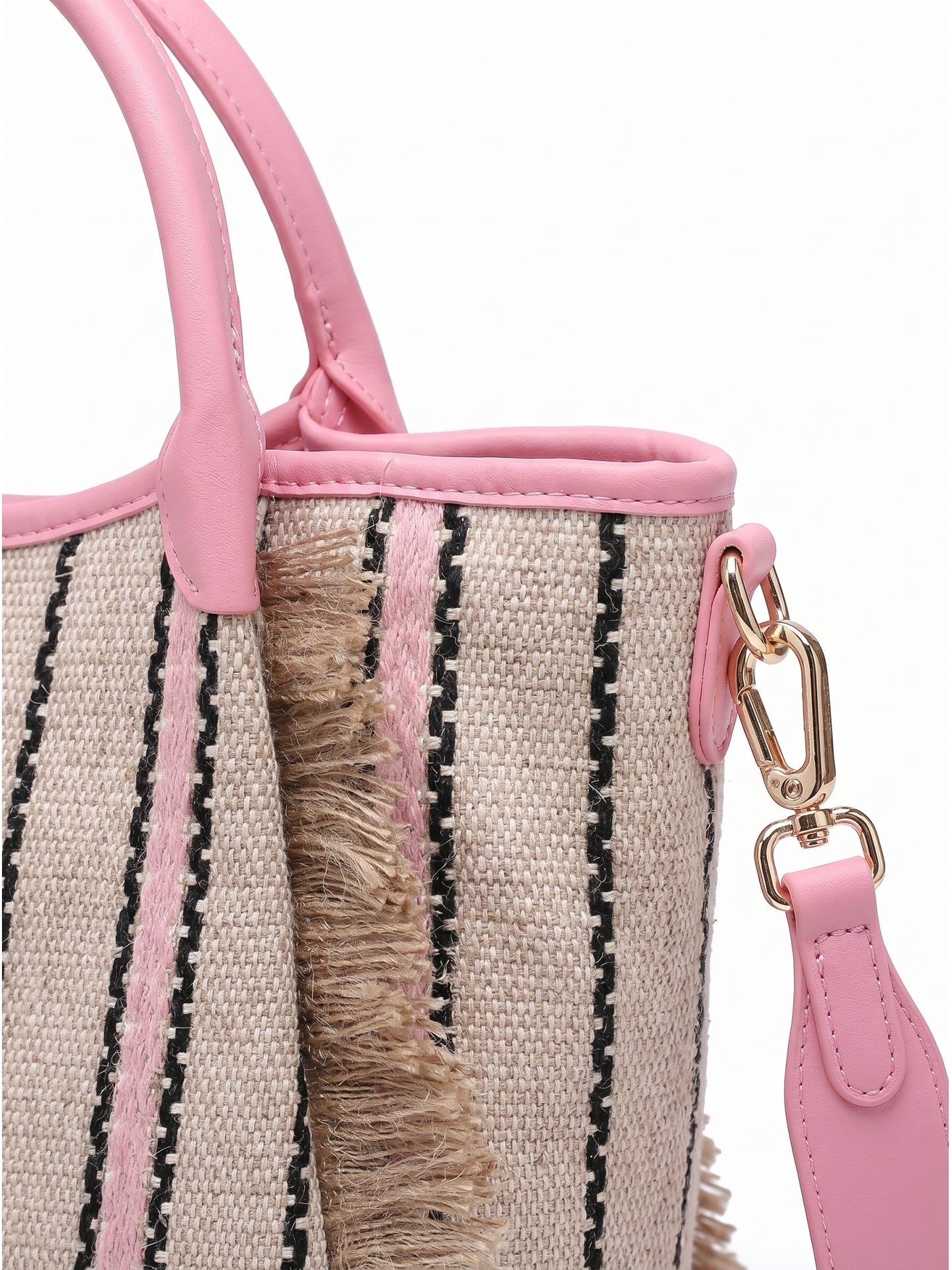 Borsa Shopper in Cotone Rosa