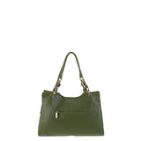 Borsa a Spalla in Vera Pelle Verde