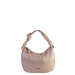 Borsa a Spalla in Vera Pelle Taupe Pierre Cardin