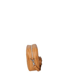 Borsa a Tracolla in Dollaro Leather Cognac