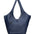 Borsa a Mano in Vera Pelle Blu Jeans Chiara Ferretti