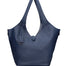 Borsa a Mano in Vera Pelle Blu Jeans Chiara Ferretti