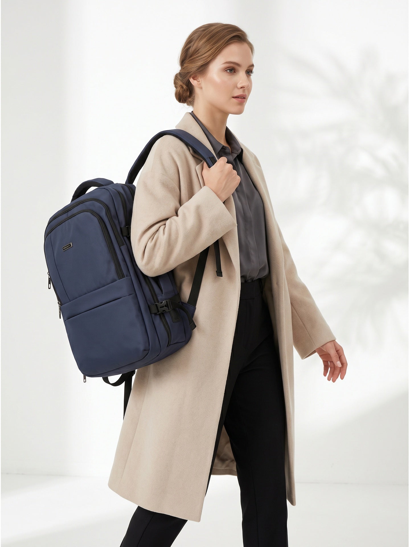 Zaino in Poliestere 100% Blu Scuro