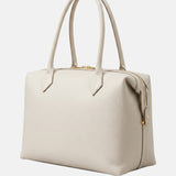 Borsa a spalla in Pelle Vegana Off-White