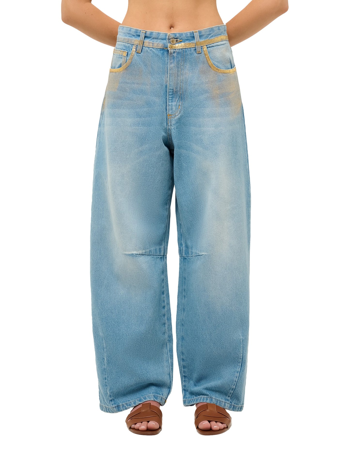 Jeans Donna Valoria Ultra in Cotone Blu Marc Ellis