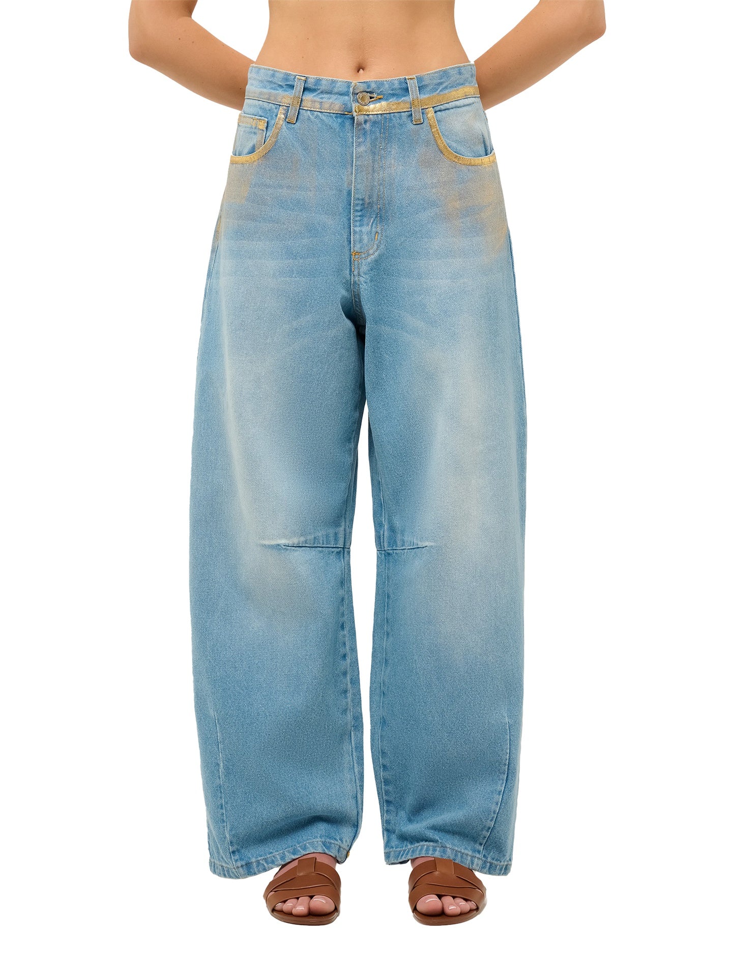 Jeans Donna Valoria Ultra in Cotone Blu Marc Ellis