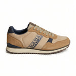 Sneakers platform in Pelle Vegana Taupe Scuro Napapijri