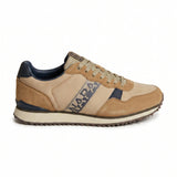 Sneakers platform in Pelle Vegana Taupe Scuro Napapijri