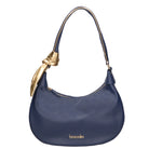Borsa a Spalla in Vera Pelle Blu Braccialini