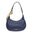 Borsa a Spalla in Vera Pelle Blu Braccialini
