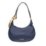 Borsa a Spalla in Vera Pelle Blu Braccialini