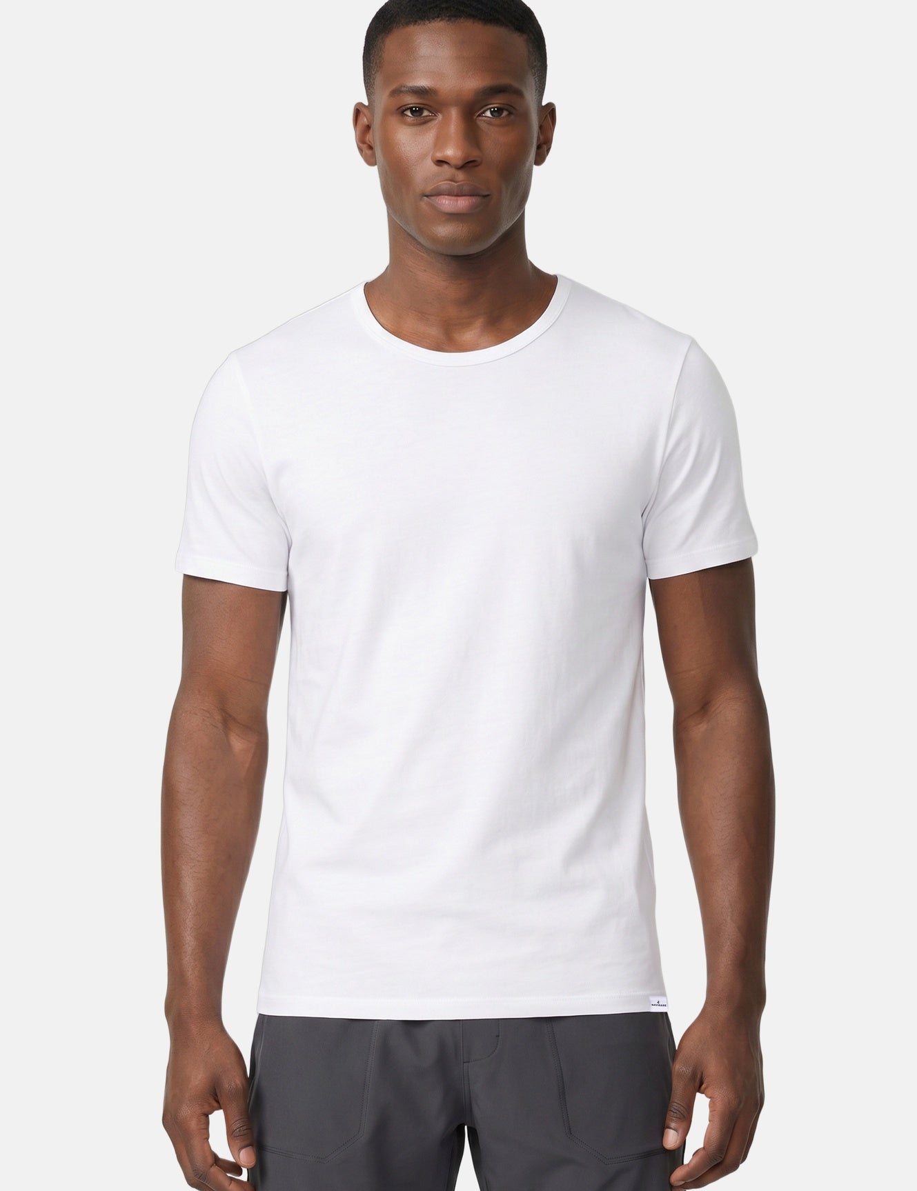 T-shirt in Cotone Bianco Navigare