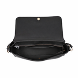 Borsa a Tracolla in Pelle Vegana Nero