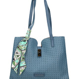 Borsa a Mano in Pelle Vegana Blue Jeans Pierre Cardin