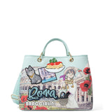 Borsa a Mano in Poliestere Multicolore Braccialini