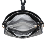 Borsa a Tracolla in Poliestere Nero