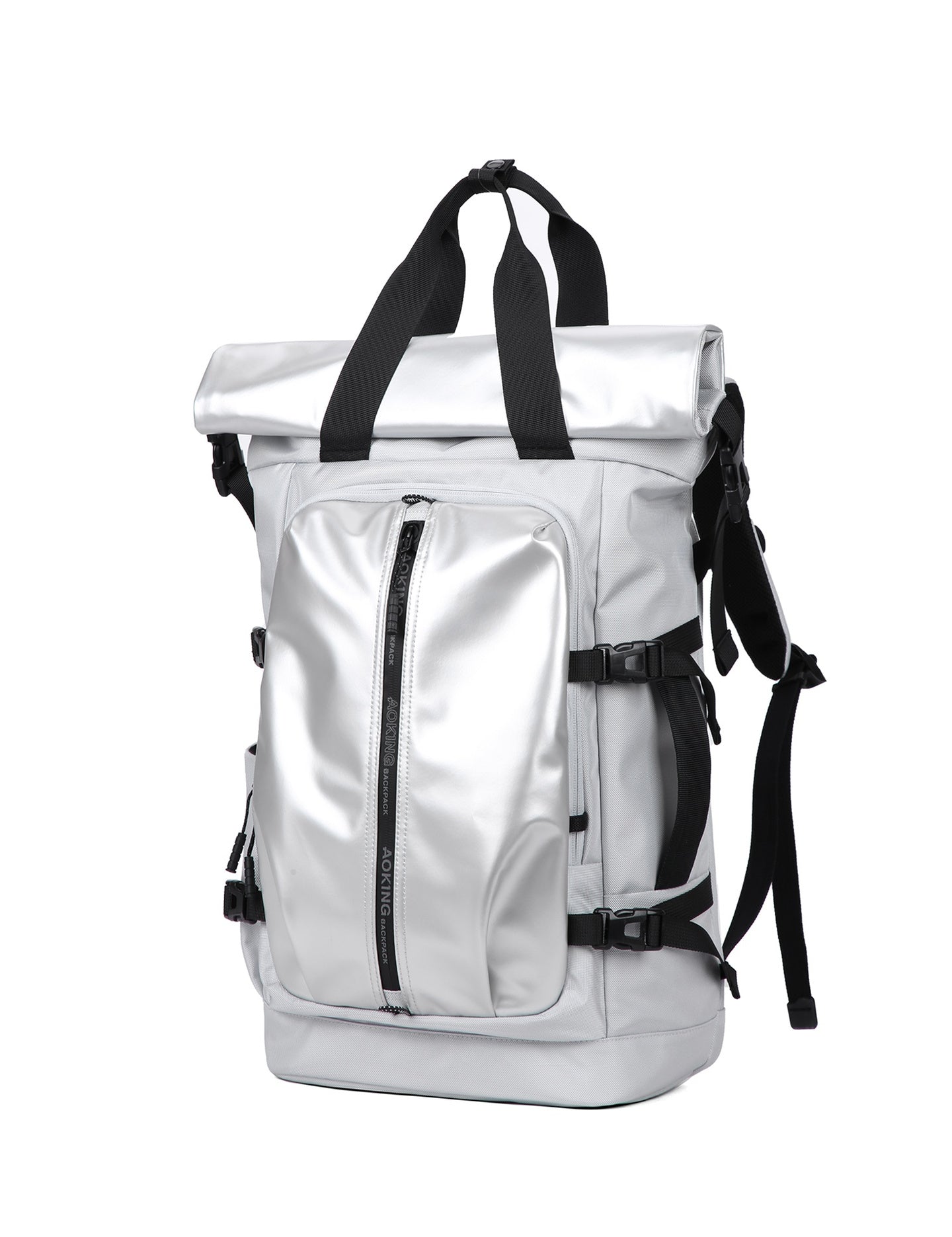 Zaino Unisex Silvanus Pro in Poliestere Grigio Chiaro