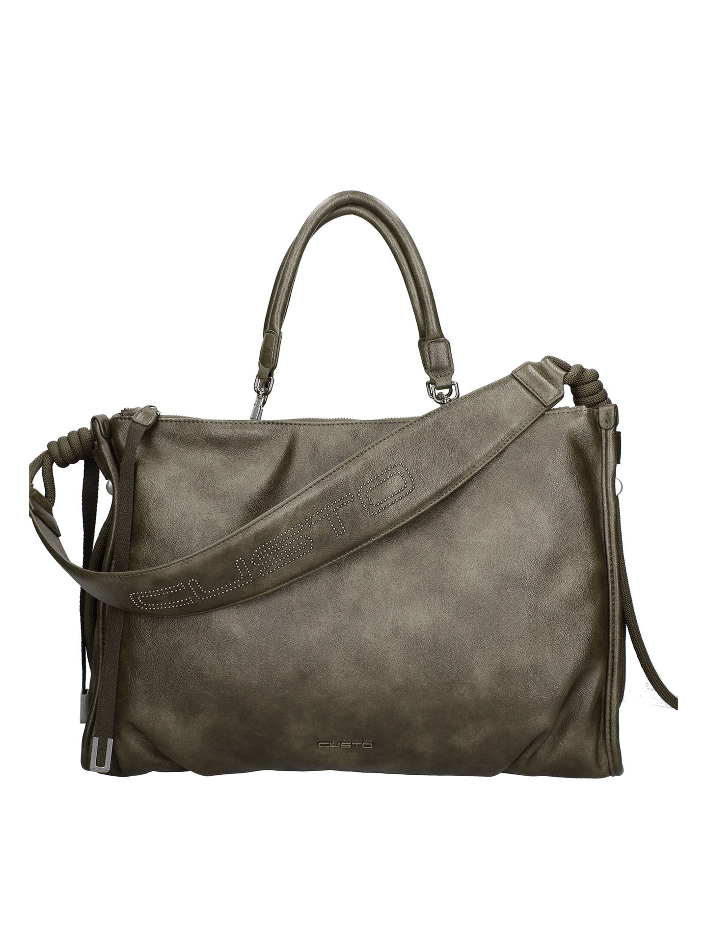 Borsa a tracolla CUSTO - Verde scuro