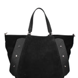 Borsa a Mano in Vera Pelle Nero