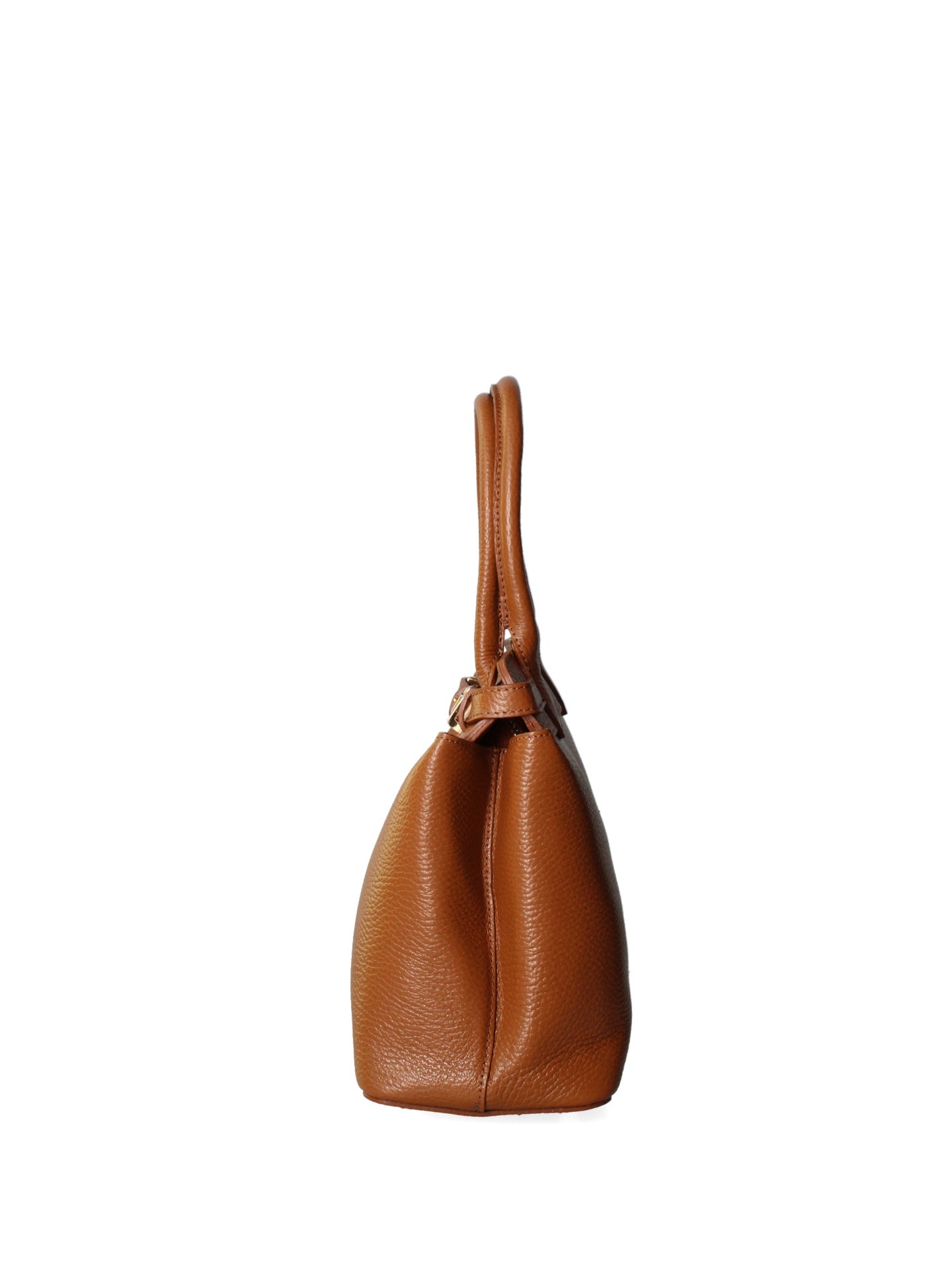 Borsa a Spalla in Dollaro Leather Cuoio