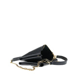 Borsa a Spalla in Vera Pelle Nero