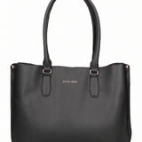 Borsa a Spalla in Pelle Vegana Nero Pierre Cardin