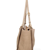 Borsa a Spalla in Vera Pelle Cappuccino