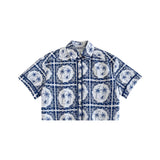 Vestito in Poliestere Blu Navy