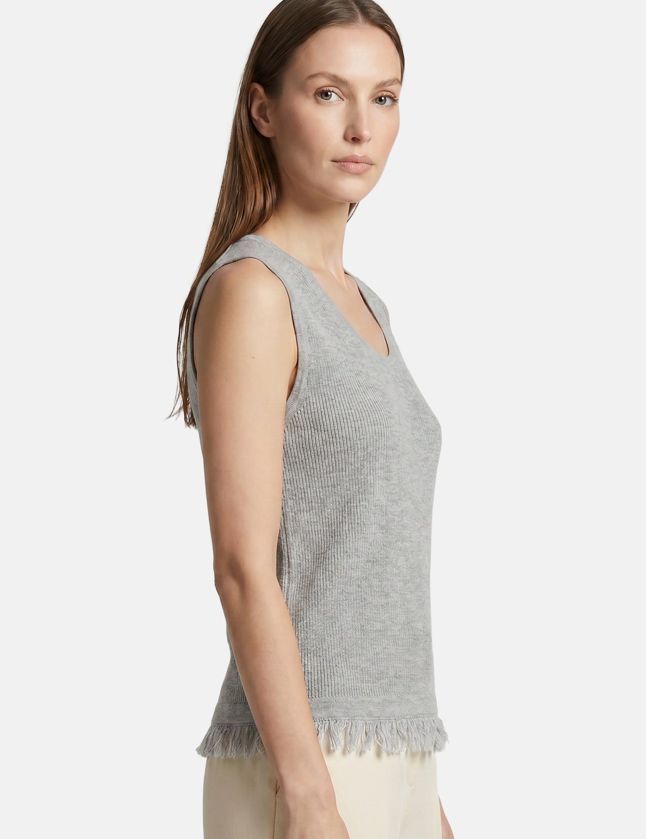 Vestito in Poliestere Grigio