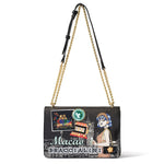 Borsa a Tracolla in Pelle Vegana Multicolore Braccialini