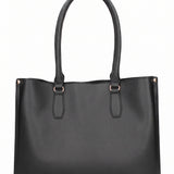 Borsa a Spalla in Pelle Vegana Nero