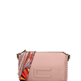 Borsa a tracolla in Pelle Vegana Nude
