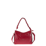 Borsa a Spalla in Vera Pelle Rubino Pierre Cardin
