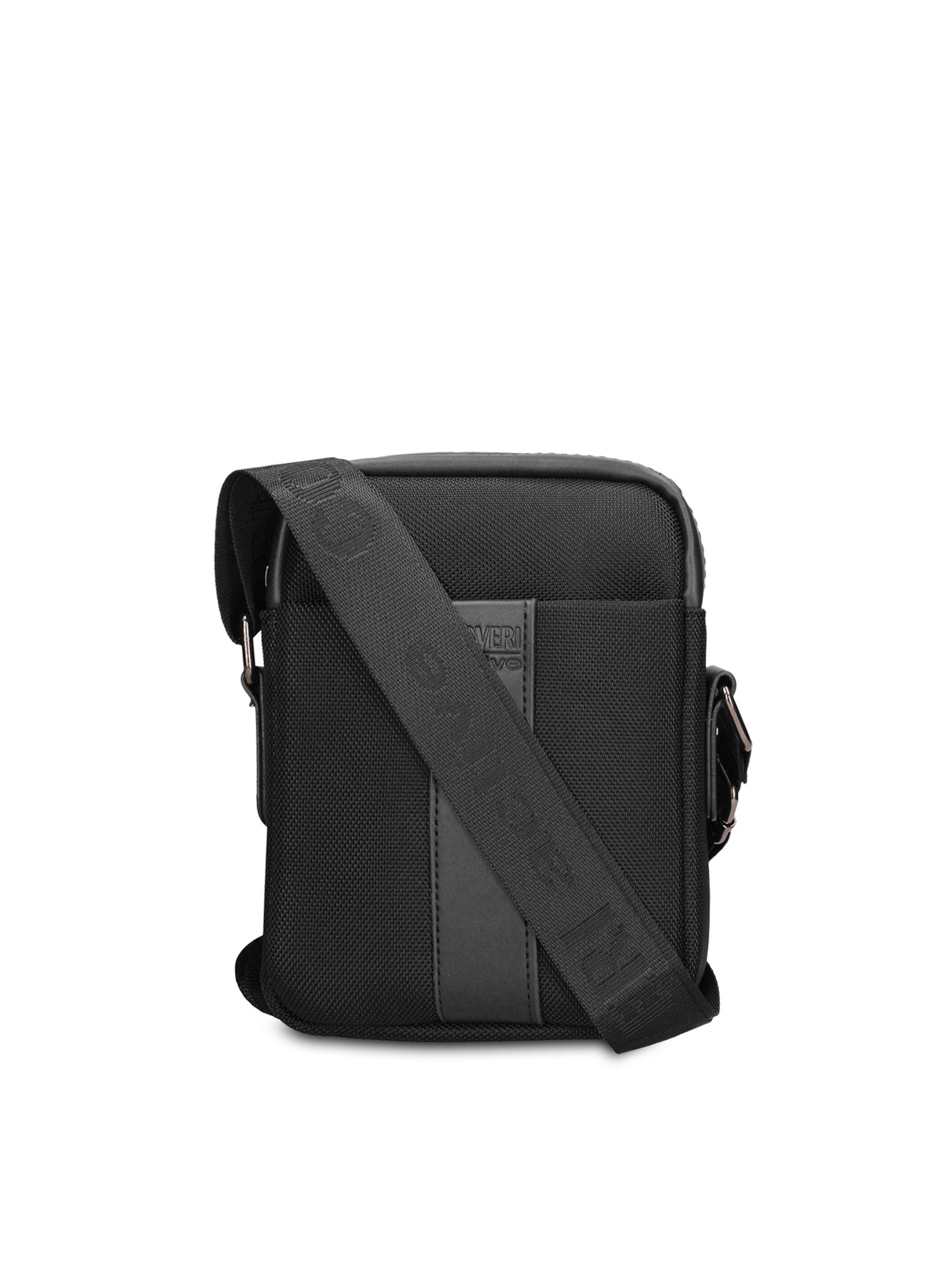 Borsa a Tracolla in 100% Pu Vegan Leather Nero