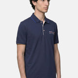 Camicia in Cotone Blu Navy