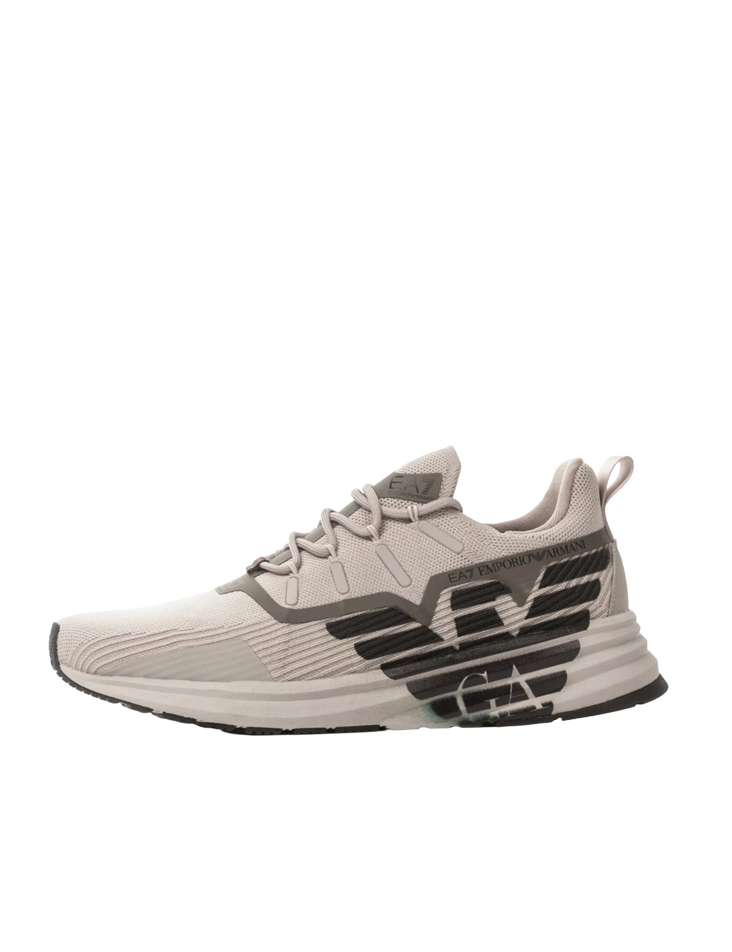 Scarpa Stringata Ea7 | Nero e Argento Scuro | secretrend.com