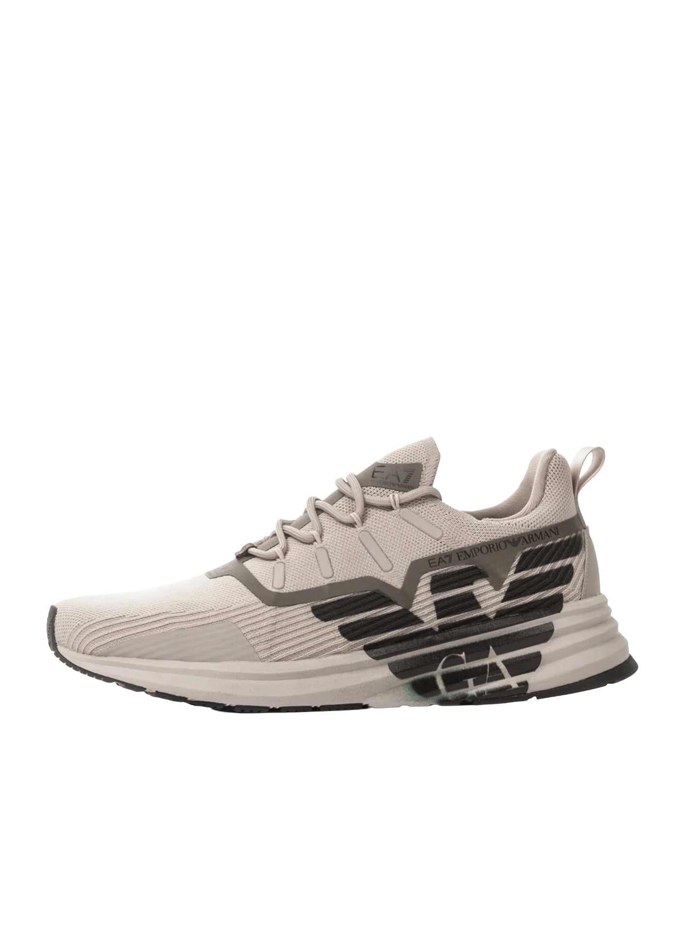 Scarpa Stringata Ea7 | Nero e Argento Scuro | secretrend.com