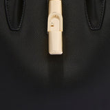 Black Palmellato Leather Handbag